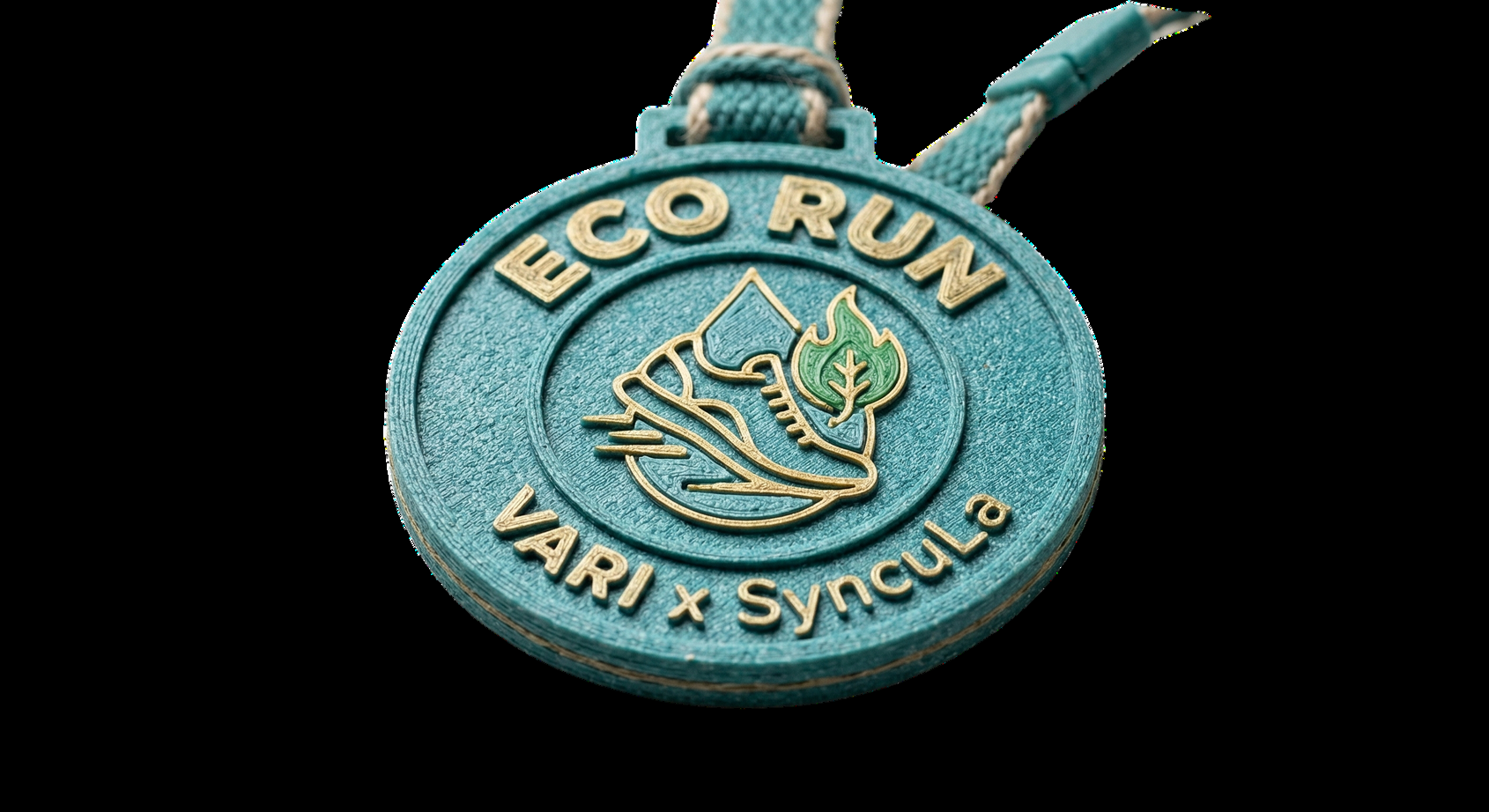 ECO RUN VARI x SyncuLa medal